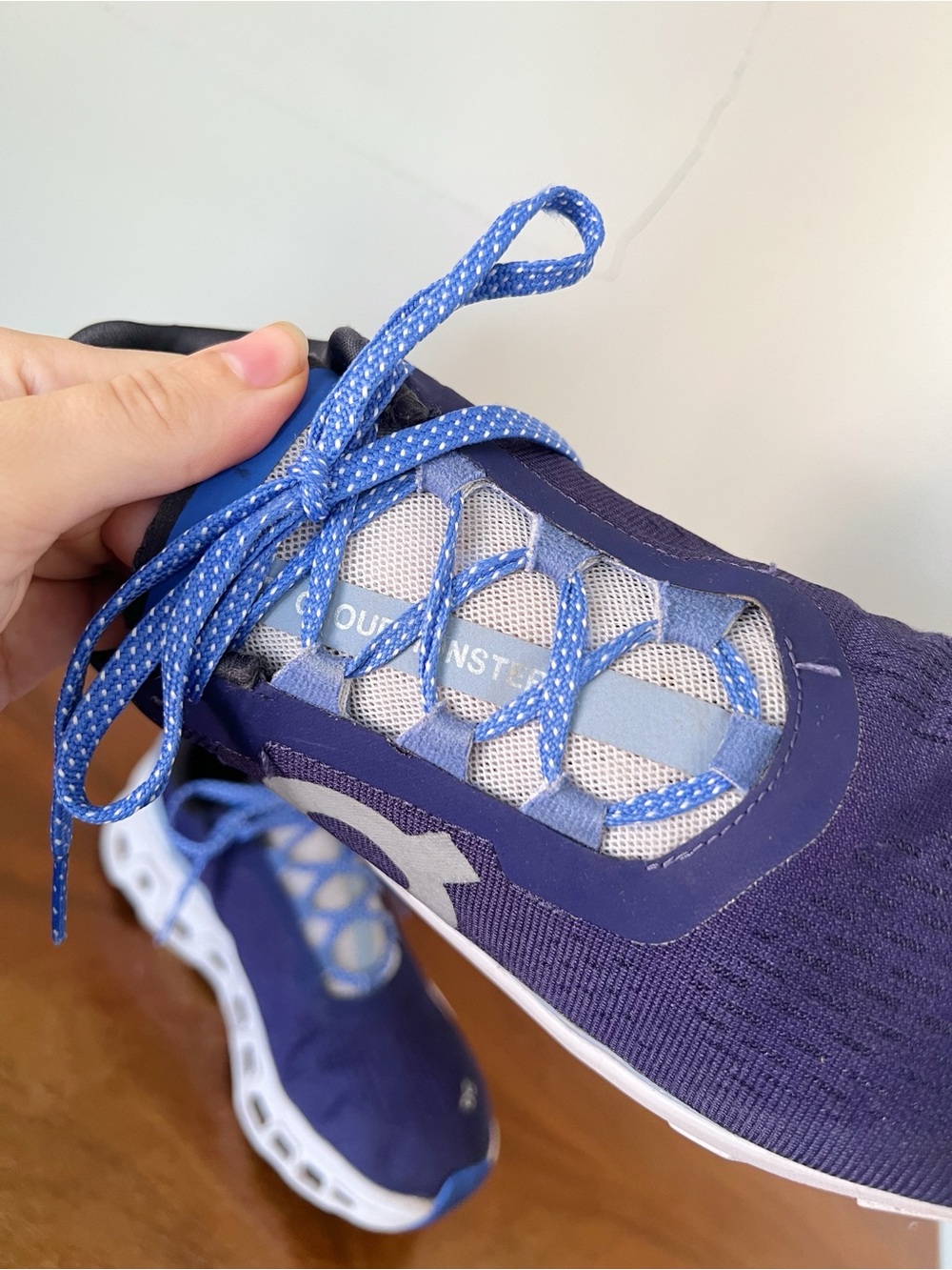 ON Running • Cloudmonster running shoes Acai / Lavender purple sneakers athletic - Picture 5 of 15
